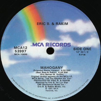 Eric B. & Rakim : Mahogany (12", Single)