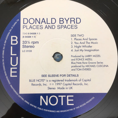 Donald Byrd : Places And Spaces (LP, Album)