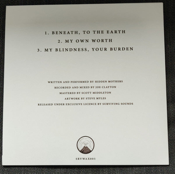 Hidden Mothers : Hidden Mothers (12", S/Sided, EP, Gal)