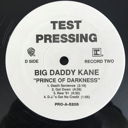 Big Daddy Kane : Prince Of Darkness (2xLP, Album, TP)