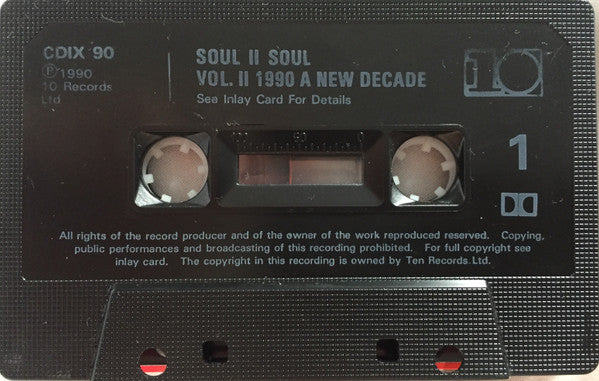 Soul II Soul : Vol. II (1990 - A New Decade) (Cass, Album)