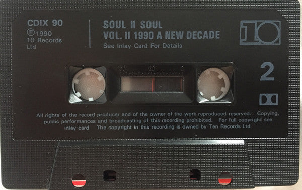 Soul II Soul : Vol. II (1990 - A New Decade) (Cass, Album)