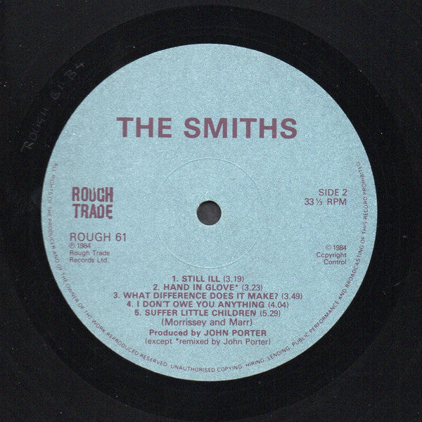 The Smiths : The Smiths (LP, Album, Blu)