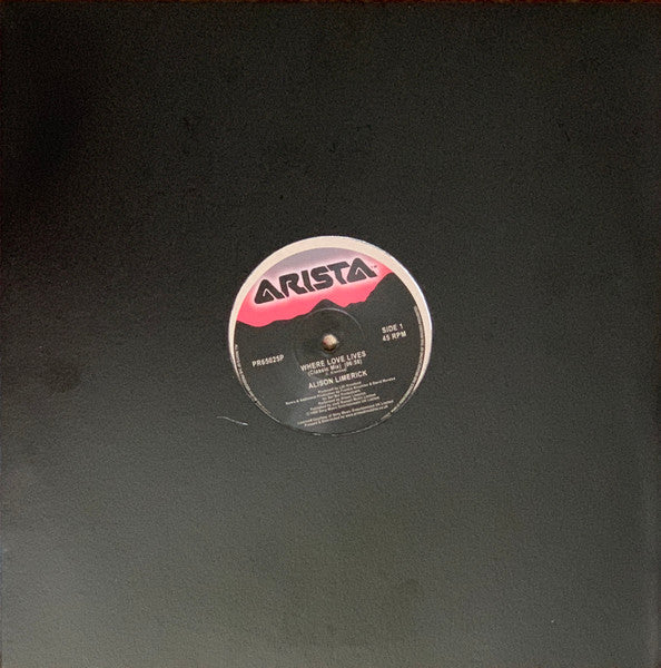 Alison Limerick : Where Love Lives (12", RSD, RE)