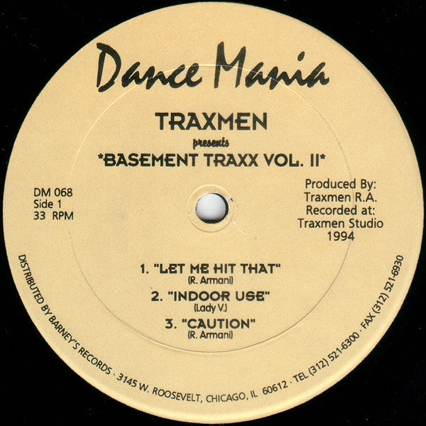 Traxmen : Basement Traxx Vol. II (12")