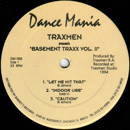 Traxmen : Basement Traxx Vol. II (12")