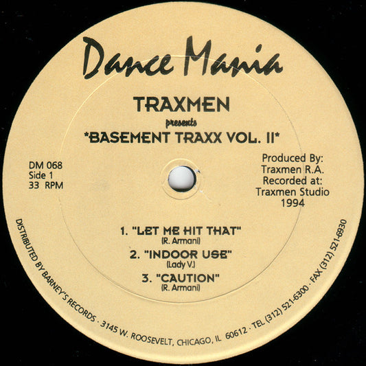 Traxmen : Basement Traxx Vol. II (12")