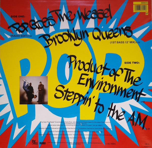 3rd Bass : Pop Goes The Weasel (12")