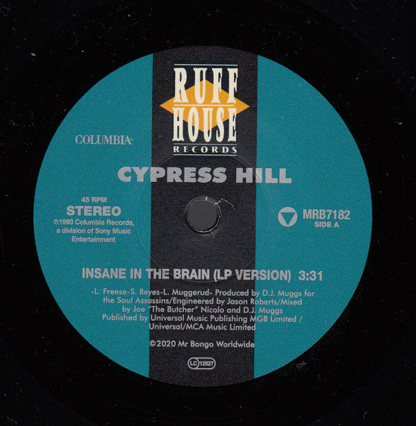 Cypress Hill : Insane In The Brain (7", RE)