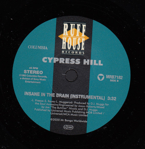 Cypress Hill : Insane In The Brain (7", RE)