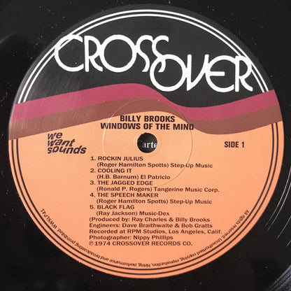 Billy Brooks : Windows Of The Mind (LP, Album, RE)