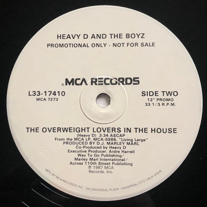 Heavy D. & The Boyz : The Overweight Lovers In The House (12", Promo)
