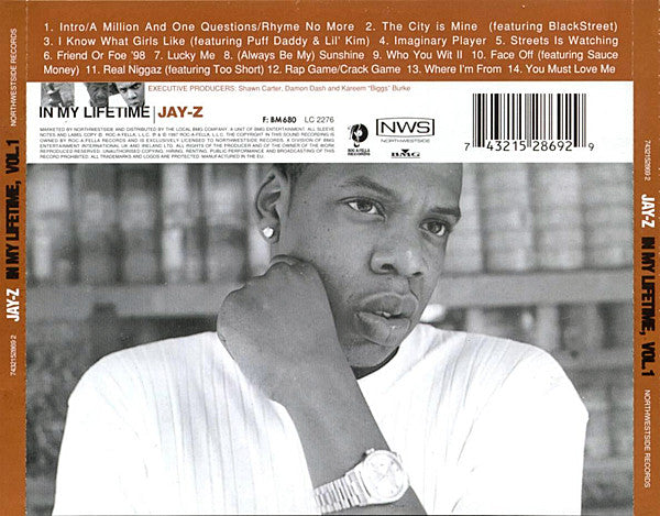 Jay-Z : In My Lifetime, Vol. 1 (CD, Album)