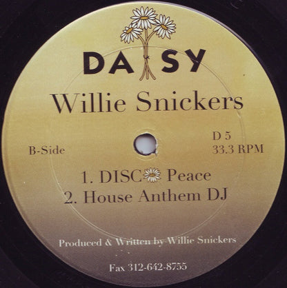 Willie Snickers : Willie Snickers EP (12", EP)