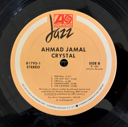 Ahmad Jamal : Crystal (LP, Album)