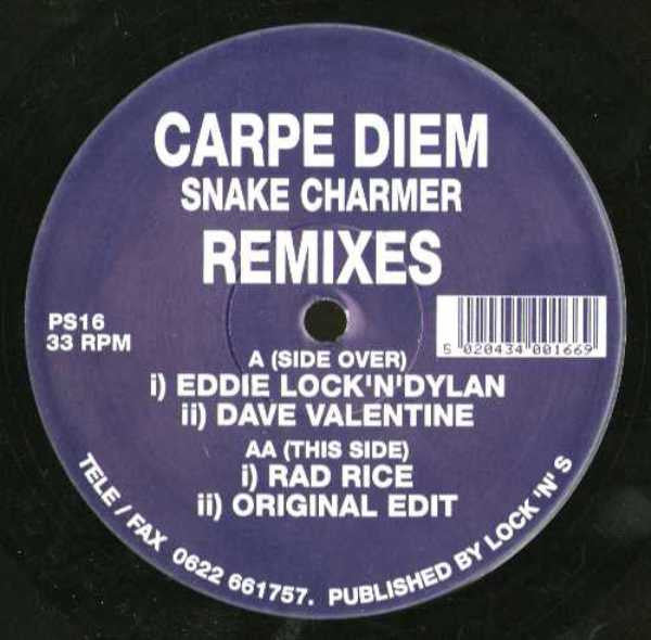 Carpe Diem : Snake Charmer (Remixes) (12")