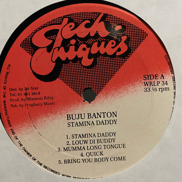 Buju Banton : Stamina Daddy (LP, Album)