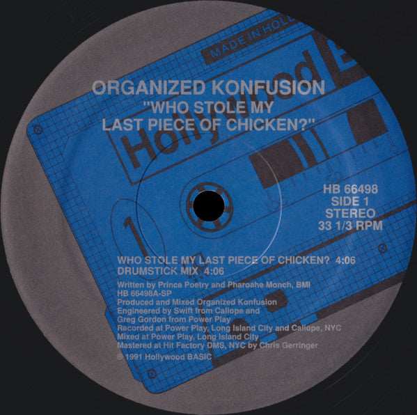 Organized Konfusion : Who Stole My Last Piece Of Chicken? (12", RE)