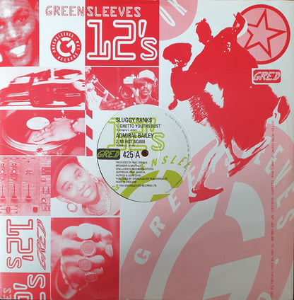 Sluggy Ranks / Admiral Bailey : Ghetto Youths Bust / Mi Hot Again (12")