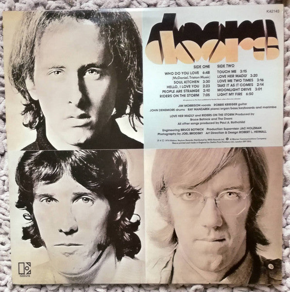 The Doors : The Best Of Doors (LP, Comp, RE, Str)