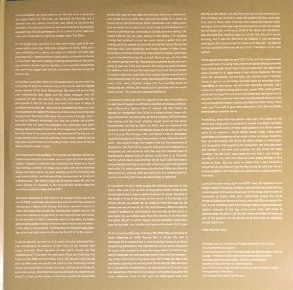 People Under The Stairs : O.S.T. (2xLP, Album, RE, RM, Gat)