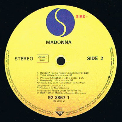 Madonna : Madonna (LP, Album)