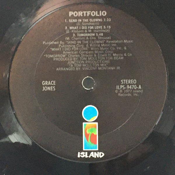 Grace Jones : Portfolio (LP, Album, P/Mixed, Gat)