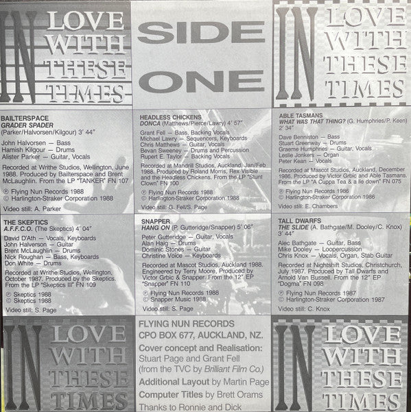 Various : In Love With These Times (LP, Comp)