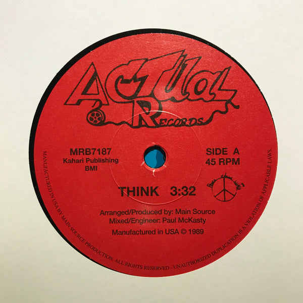Main Source : Think / Atom (7", RE)