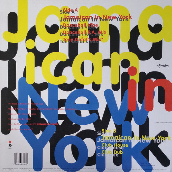 Shinehead : Jamaican In New York (12")