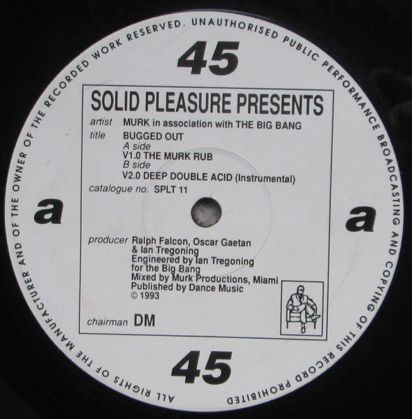 MURK In Association With The Big Bang : Bugged Out (12", Promo, Sle)