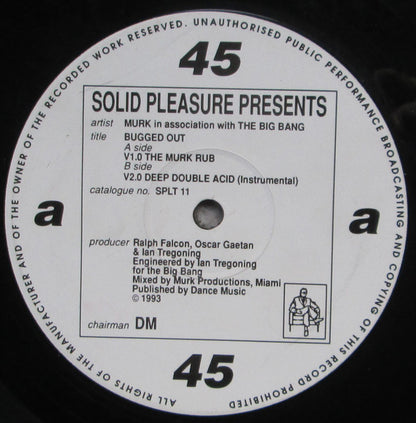 MURK In Association With The Big Bang : Bugged Out (12", Promo, Sle)