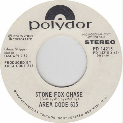Area Code 615 : Stone Fox Chase (7", Mono, Promo)