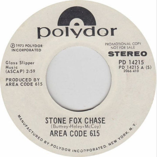 Area Code 615 : Stone Fox Chase (7", Mono, Promo)