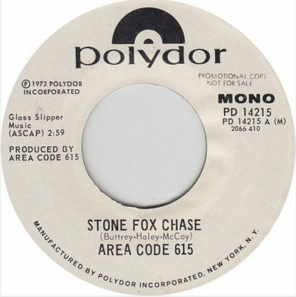 Area Code 615 : Stone Fox Chase (7", Mono, Promo)