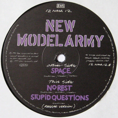 New Model Army : Space (12", Single)