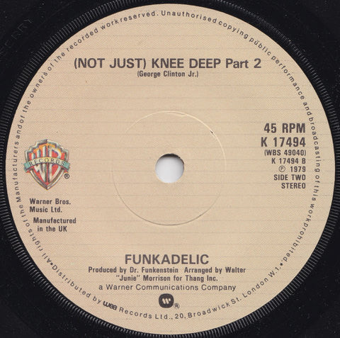 Funkadelic : (Not Just) Knee Deep (7", Single)