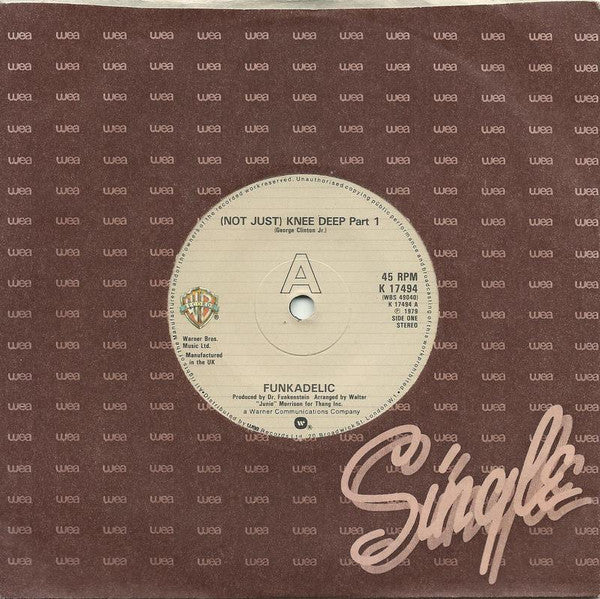 Funkadelic : (Not Just) Knee Deep (7", Single)