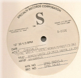 Bahamadia : Total Wreck (12", TP)