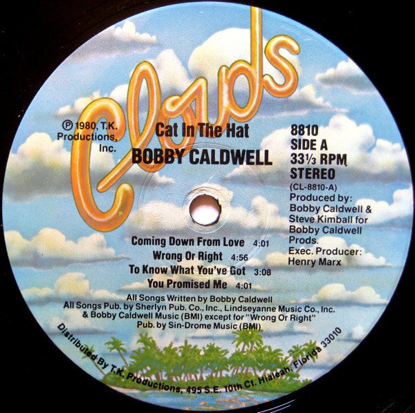 Bobby Caldwell : Cat In The Hat (LP, Album, Rai)