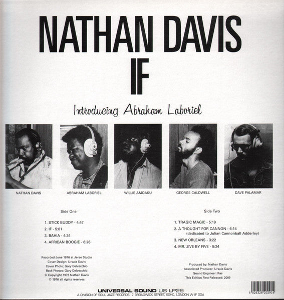 Nathan Davis : If (LP, Album, RE)