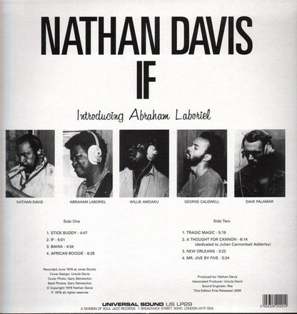 Nathan Davis : If (LP, Album, RE)