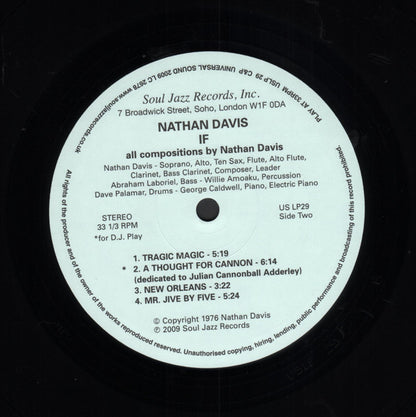 Nathan Davis : If (LP, Album, RE)