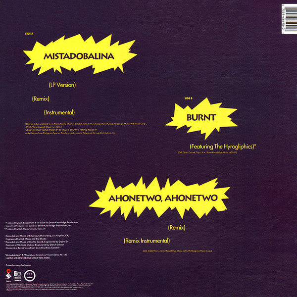 Del Tha Funkeé Homosapien* : Mistadobalina (12", Single)