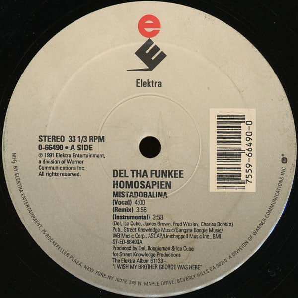Del Tha Funkeé Homosapien* : Mistadobalina (12", Single)