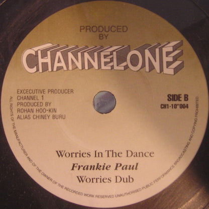 Barrington Levy / The Mighty Diamonds / Frankie Paul : Dances Are Changing / Love Me Girl / General Dub / Worries In The Dance / Worries Dub (10", EP)