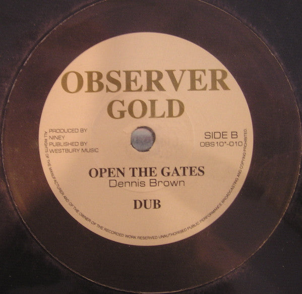Dennis Brown : Tenement Yard / Open The Gates (10")