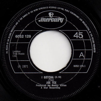 Joe Tex : I Gotcha (7", Single, Pap)