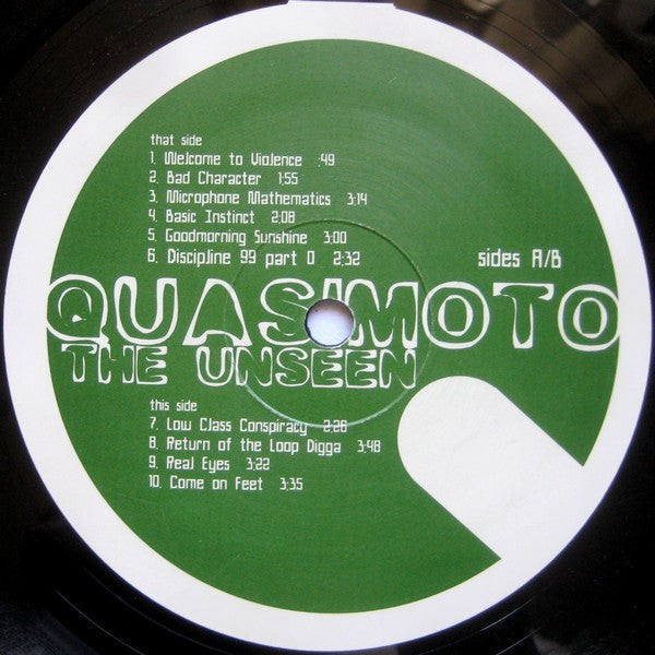 Quasimoto : The Unseen (2xLP, Album)