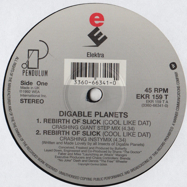 Digable Planets : Rebirth Of Slick (Cool Like Dat) (12")